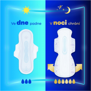 Always Ultra Day and Night, 40db egészségügyi betét - használható közepesen erős menstruáció esetén