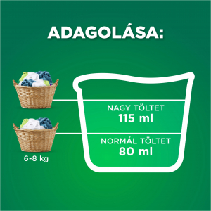 Ariel Fresh Air 1,8 l (40 mos&aacute;s) mos&oacute;g&eacute;l - szines &eacute;s feh&eacute;r ruh&aacute;khoz