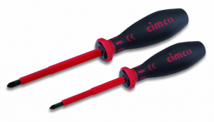 Cimco Csavarh&uacute;z&oacute; k&eacute;szlet VDE 2 r&eacute;szes Egyeneshorny&uacute;, Kereszthorny&uacute; Pozidriv (117750)