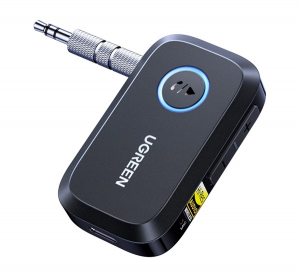 UGREEN bluetooth adapter Type-C aljzat (3.5 jack csatlakoz&oacute;, v6.0, LDAC) FEKETE (55546)