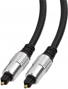 SpeaKa Professional Toslink Digit&aacute;lis audio Csatlakoz&oacute;k&aacute;bel [1x Toslink dug&oacute; (ODT) - 1x Toslink dug&oacute; (ODT)] 1.50 m Fekete SuperSoft k&ouml;peny  (SP-787056