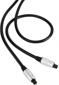 SpeaKa Professional Toslink Digit&aacute;lis audio Csatlakoz&oacute;k&aacute;bel [1x Toslink dug&oacute; (ODT) - 1x Toslink dug&oacute; (ODT)] 1.50 m Fekete SuperSoft k&ouml;peny  (SP-787056