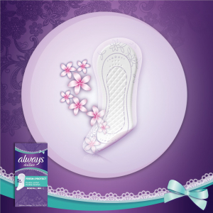 Always Dailies Fresh & Protect Normal, 80 db tisztasági betét - használható gyenge menstruáció esetén