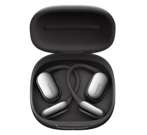 Xiaomi OPENWEAR PRO bluetooth f&uuml;lhallgat&oacute; SZTEREO (v5.3, TWS, f&uuml;lre akaszthat&oacute;, mikrofon + t&ouml;ltőtok) FEKETE (BHR080IGL)