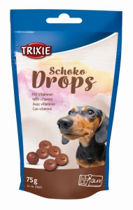 TRIXIE Schoko Drops - csokol&aacute;d&eacute; drops - 75 g