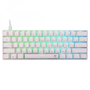 White Shark GK-004223W/BL-HU SHINOBI-2 vezet&eacute;kes mechanikus gamer billentyűzet  feh&eacute;r HU /k&eacute;k/