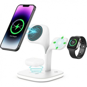 Boost YM-UD22 5-in-1 15W vezet&eacute;k n&eacute;lk&uuml;li t&ouml;ltő adapter feh&eacute;r