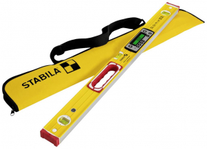 Stabila TECH 196 DL  Digit&aacute;lis v&iacute;zm&eacute;rt&eacute;k cs&uacute;sz&aacute;sg&aacute;tl&oacute;val, t&aacute;sk&aacute;val 81 cm 0.5 mm/m (19828)