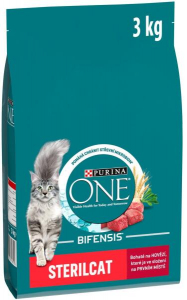 Purina Bifensis Sterilcat marhahússal és búzával 3 kg