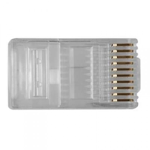 ACT RJ48 (10P/10C) modulaire connector for flat cable (25 pcs) (ACT TD110)