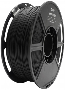 ESUN 3D nyomtat&oacute;sz&aacute;l PLA matt 1.75 mm 1 kg Fekete (matt) (ePLA-Matte Black)