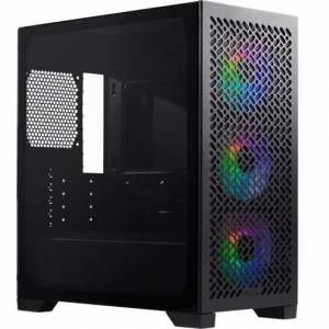 Cooler Master Elite 302 táp nélküli ablakos ház fekete 3db ARGB venilátorral (E302-KGNN-S00)