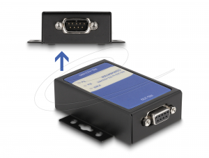 Delock &Aacute;talak&iacute;t&oacute; 1 x RS-232 - 1 x RS-422/485 15 kV ESD v&eacute;delmi t&aacute;pell&aacute;t&aacute;ssal 240 V (64265)