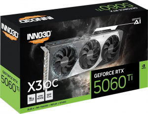 Inno3D GeForce RTX 5060 Ti 16GB X3 OC videok&aacute;rtya (N506T3-16D7X-191073L)