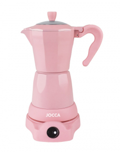 Jocca 2482 6 cs&eacute;sz&eacute;s elektromos "olasz" k&aacute;v&eacute;főző, r&oacute;zsasz&iacute;n (JOC583390)