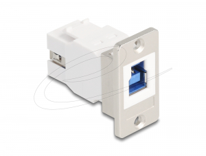 Delock Panelre szerelhető USB 5 Gbps B-t&iacute;pus&uacute; anya - USB A-t&iacute;pus&uacute; anya k&uacute;pos (67337)