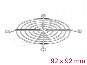 Delock Szellőző r&aacute;cs 92 x 92 mm ez&uuml;st (67307)