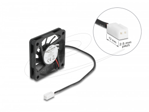 Delock Axi&aacute;lis ventil&aacute;tor 5 V DC, 60 x 60 x 10 mm fekete (67288)