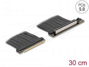 Delock PCI Expressz riser k&aacute;rtya 5.0 x16 apa - x16 szlot k&aacute;bellel 30 cm (81593)