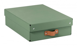 Leitz T&aacute;rol&oacute;doboz, M m&eacute;ret, alacsony,  "Puro", zs&aacute;lyaz&ouml;ld (E61480050)