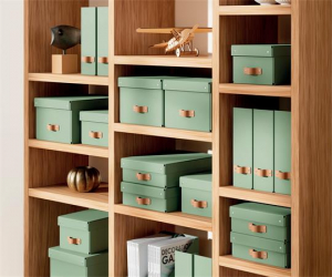 Leitz T&aacute;rol&oacute;doboz, M m&eacute;ret, alacsony,  "Puro", zs&aacute;lyaz&ouml;ld (E61480050)