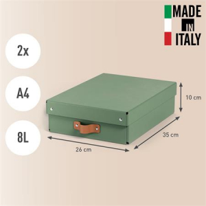 Leitz T&aacute;rol&oacute;doboz, M m&eacute;ret, alacsony,  "Puro", zs&aacute;lyaz&ouml;ld (E61480050)