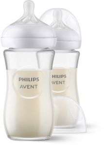 Philips AVENT Natural Response, &uuml;veg, 240 ml, 1m+, 2 darab cumis&uuml;veg - szoptat&oacute;s bab&aacute;knak 1 h&oacute;napos kort&oacute;l