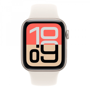Apple Watch SE 3 GPS + Cellular 44mm Starlight Aluminium Case Starlight Sport Band - S/M (MEPE4MP/A)