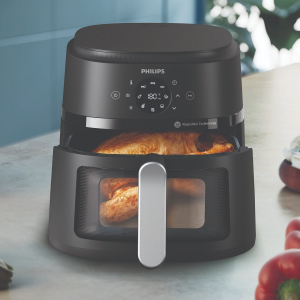 Philips 2000 Series Airfryer 6,2l XL Digit&aacute;lis kijelző  airfryer - forr&oacute;levegős fritőz (NA231/00)