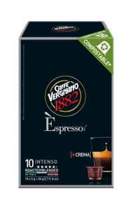 CAFF&Eacute; VERGNANO K&aacute;v&eacute;kapszula, Nespresso kompatibilis, 10 db,  "Espresso Intenso" (KHK1109)