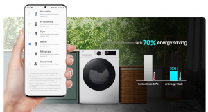 Samsung mos&oacute;-sz&aacute;r&iacute;t&oacute;g&eacute;p - el&ouml;lt&ouml;ltős (WD90DG5B15BELE)