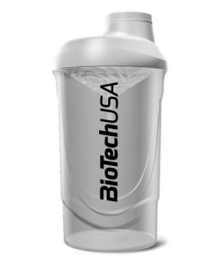 BIOTECH USA Keverőpalack, 600ml,  "Wave Shaker", &aacute;tl&aacute;tsz&oacute; (KHEBIOUSA65)