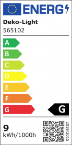 Deko Light LED Panel 8 LED-es be&eacute;p&iacute;thető l&aacute;mpa EEK: G (A - G) LED Fixen be&eacute;p&iacute;tett LED-es 8.50 W Jelzőfeh&eacute;r (RAL 9003) (565102)