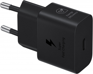 Samsung USB-C t&ouml;ltőadapter 25W fekete, k&aacute;bel n&eacute;lk&uuml;l (EP-T2510NBEGEU)