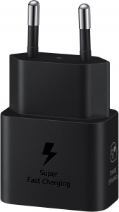 Samsung USB-C t&ouml;ltőadapter 25W fekete, k&aacute;bel n&eacute;lk&uuml;l (EP-T2510NBEGEU)