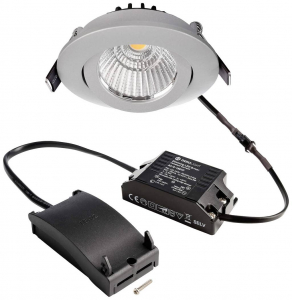 Deko Light Dione LED-es be&eacute;p&iacute;thető l&aacute;mpa EEK: F (A - G) LED Fixen be&eacute;p&iacute;tett LED-es 8.50 W Ez&uuml;st (565381)