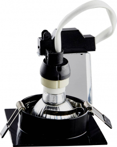 Heitronic DL7801 LED-es be&eacute;p&iacute;thető l&aacute;mpa LED GU10, GU5.3 8 W Fekete (500596)