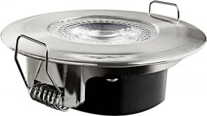 Heitronic DL7202 LED-es be&eacute;p&iacute;thető l&aacute;mpa LED Fixen be&eacute;p&iacute;tett LED-es 5 W Nikkel (500668)