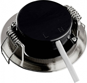 Heitronic DL7202 LED-es be&eacute;p&iacute;thető l&aacute;mpa LED Fixen be&eacute;p&iacute;tett LED-es 5 W Nikkel (500668)