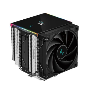 Deepcool CPU Cooler -  (28 dB; max, 117,21 m3/h; 4pin csatlakoz&oacute;, 6 db heatpipe, 2x12cm, PWM, RGB) (R-AK620-BKADMN-GJD)