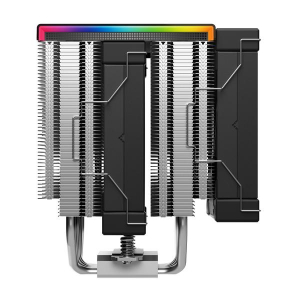 Deepcool CPU Cooler -  (28 dB; max, 117,21 m3/h; 4pin csatlakoz&oacute;, 6 db heatpipe, 2x12cm, PWM, RGB) (R-AK620-BKADMN-GJD)