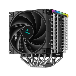 Deepcool CPU Cooler -  (28 dB; max, 117,21 m3/h; 4pin csatlakoz&oacute;, 6 db heatpipe, 2x12cm, PWM, RGB) (R-AK620-BKADMN-GJD)