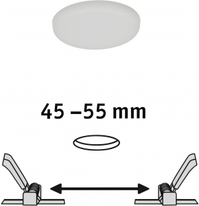 Paulmann EB Panel Veluna VariFit LED-es be&eacute;p&iacute;thető l&aacute;mpa LED 4.50 W Selyem (92390)