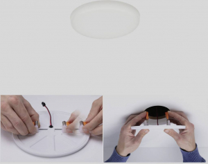 Paulmann EB Panel Veluna VariFit LED-es be&eacute;p&iacute;thető l&aacute;mpa LED 4.50 W Selyem (92390)