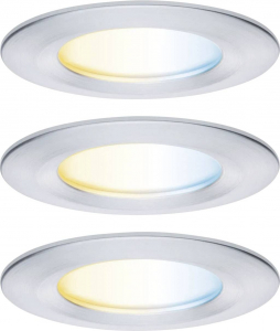 Paulmann LED-es mennyezeti l&aacute;mpa, LED-es be&eacute;p&iacute;thető l&aacute;mpa 6 W alum&iacute;nium (csavart) (92444)