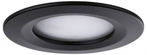 Paulmann LED-es mennyezeti l&aacute;mpa, LED-es be&eacute;p&iacute;thető l&aacute;mpa 6 W Fekete (matt) (92446)