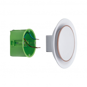 Paulmann Dekorativ LED-es fali be&eacute;p&iacute;thető l&aacute;mpa LED Fixen be&eacute;p&iacute;tett LED-es 2.5 W Feh&eacute;r (matt) (92926)
