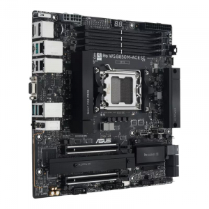 ASUS Pro WS B850M-ACE SE AMD Micro-ATX motherboard, with server-grade IPMI management, PCIe 5.0 x 16, PCIe 5.0 M.2, PCIe 5.0 MCIO, U.2 connector, 10Gb