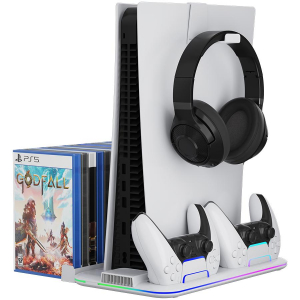 Canyon cooling stand CS-51 RGB PS5 Slim/DE Charge White (CND-CSPS5W-1)