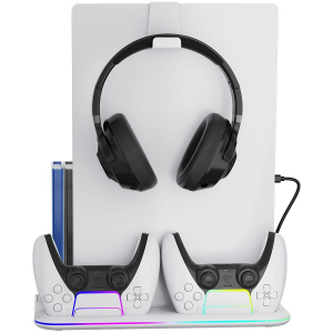 Canyon cooling stand CS-51 RGB PS5 Slim/DE Charge White (CND-CSPS5W-1)
